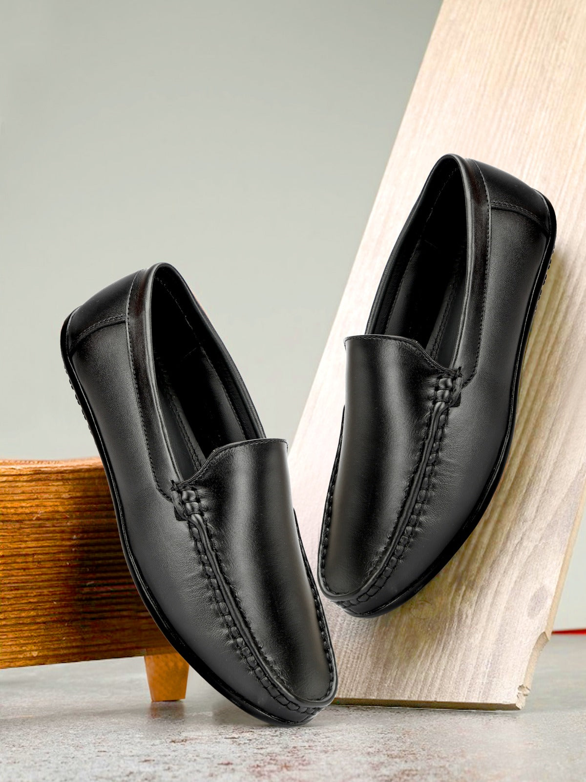 Allen Solly Classic Navy Slip-Ons