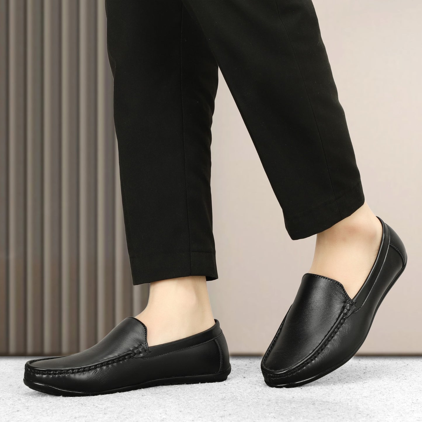 Allen Solly Classic Navy Slip-Ons
