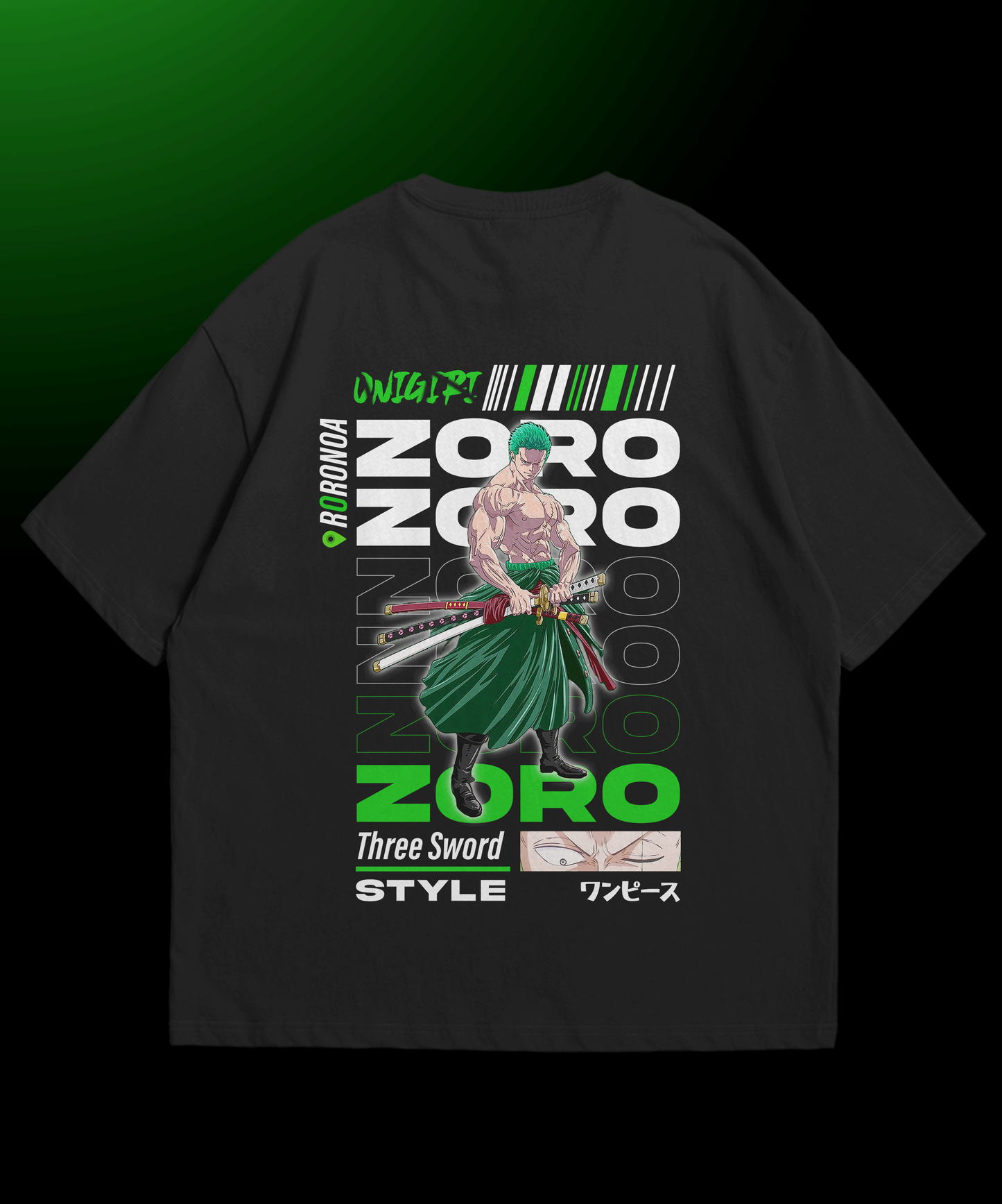 Roronoa Zoro Oversized Tee